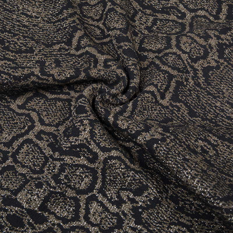 Snake Pattern Jacquard Fabric